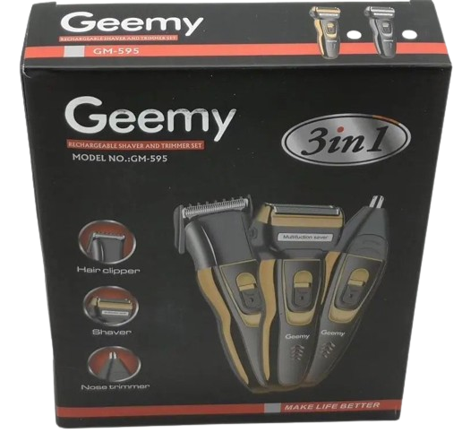 Maquina Peluqueria 3 En 1 Gemmy