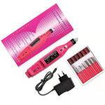Kit Pulidor De Uñas Eléctrico Removedor