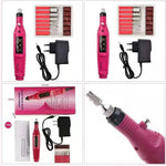 Kit Pulidor De Uñas Eléctrico Removedor