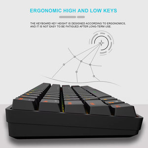 Teclado Semi Mecanico Tecla Cambiable Rg