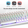 Teclado Semi Mecanico Tecla Cambiable Rg