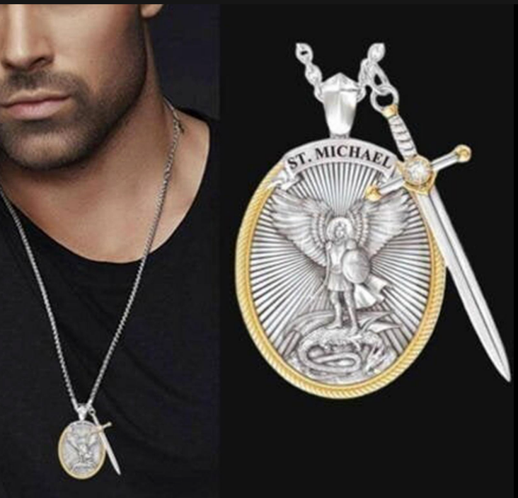 COLLAR ARCÁNGEL SAN MIGUEL ✨
