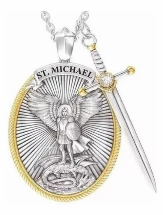 COLLAR ARCÁNGEL SAN MIGUEL ✨