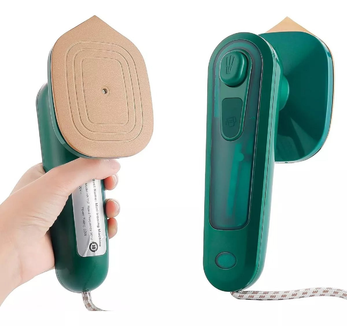 Cepillo Quita Motas + Mini Plancha Vapor