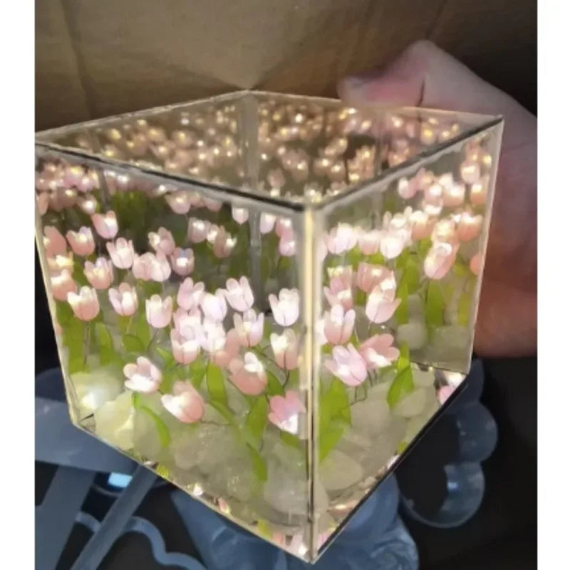 ESPEJO DE TULIPANES INFINITOS 🌷✨: EL REGALO QUE NUNCA MARCHITA 💖