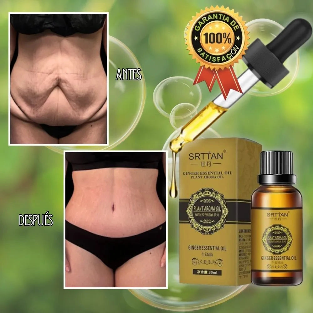 🔥QUEMADOR DE GRASA - GINGER OIL 🌿💯