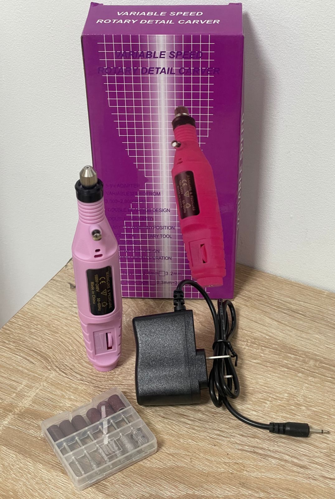 Kit Pulidor De Uñas Eléctrico Removedor