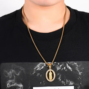 Collar Virgen Maria + CAJA REGALO 🙏