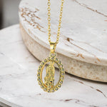 Collar Virgen Maria + CAJA REGALO 🙏